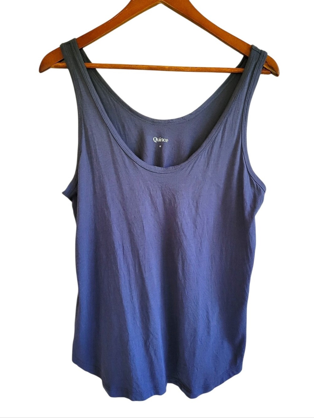 Quince Cottom Modal Scoop Neck Tank Top Purple Womens Medium